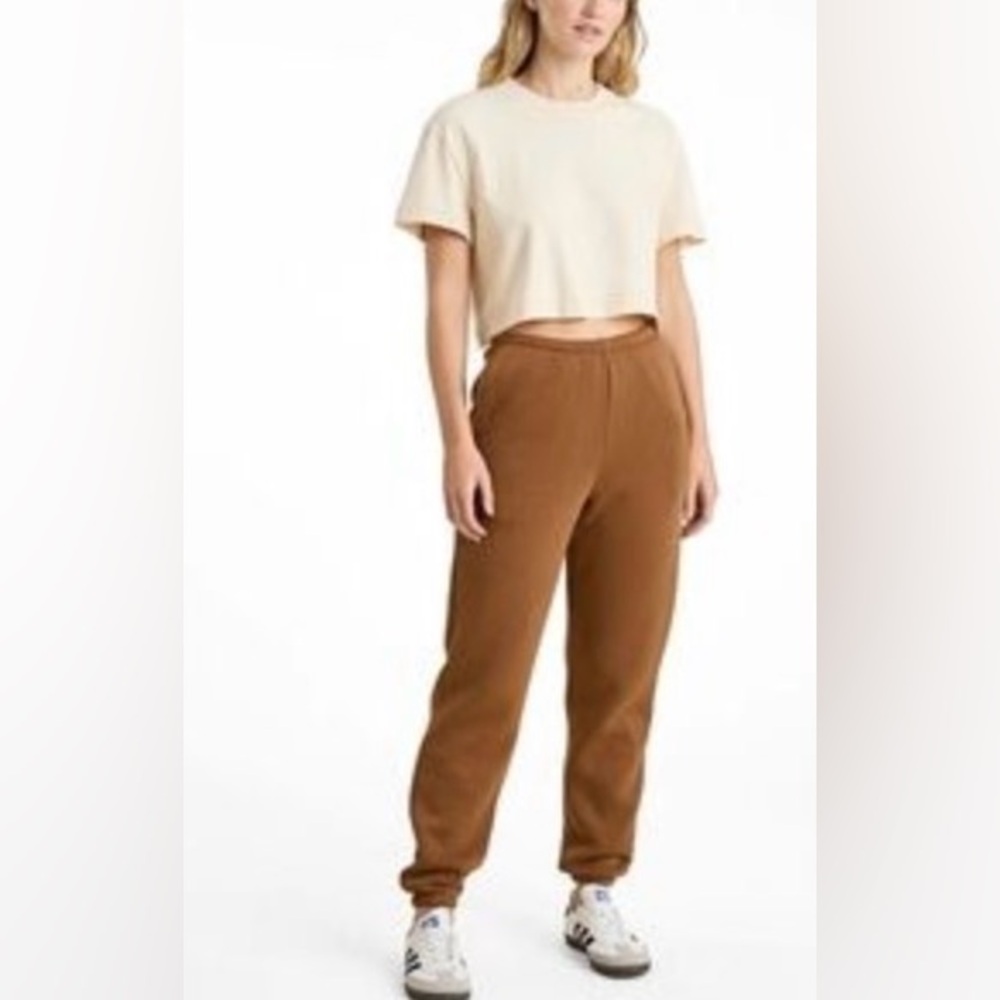 NUUDS Classic Brown Sweat Pants Size Medium